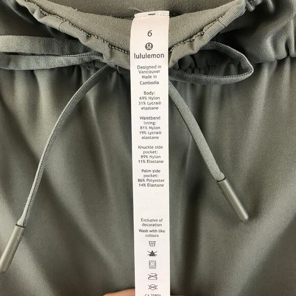 Lululemon Keep Moving Pant Grey Sage Size 6 jogger - Picture 3 of 9